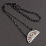 Over The Rainbow Sterling Silver Necklace Hand..